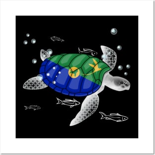 Christmas Island Turtle Posters and Art